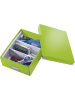Leitz Organisationsbox Click & Store Wow Klein Graukarton grün