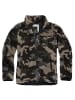 Brandit Fleecejacke/Fleecepullover "Teddyfleece Troyer" in Camouflage