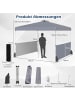 COSTWAY Pavillon 3x3 m in Grau