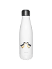 Mr. & Mrs. Panda Trinkflasche Pinguin Liebe ohne Spruch in Weiß