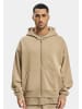 DEF DEF Zip-Kapuzenpullover in dust