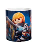 United Labels Playmobil Novelmore Tasse - Ritter Becher Kaffeetasse 320 ml in Mehrfarbig