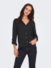 JACQUELINE de YONG Bluse mit Hemdkragen locker geschnitten langarm in Schwarz-2