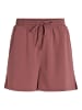 Vila Kurze Stoff Shorts Bermuda Hot Pants in Braun-3