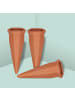 relaxdays 14 x Tonkegel in Terrakotta - (B)5 x (H)13 x (T)4,5 cm