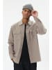 Matinique Overshirts MAdamo Gerade Passform in Walnut Melange