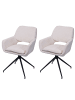 MCW 2er-Set Esszimmerstuhl N74, Creme