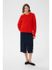 PART TWO Strickpullover BozenaPW Baggy fit in Goji Berry