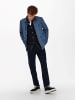 Only&Sons Slim Fit Chino Hose Basic Pants ONSPETE Baumwolle Twill Denim in Dunkelblau