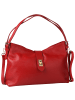 Toscanto Leder Schultertasche Toscanto Tasche dunkelrot ca. 37cm