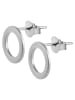 Adeliás Damen Ohrringe – Ohrstecker aus 925 Silber in silber