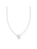 Thomas Sabo Kette Mit Weißem Zirkonia-Anhänger in silber, weiß