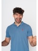 GreenBomb Polo-Shirt Animal Lobster in Schlammiges Blau