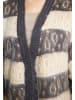 usha FESTIVAL Damen Strick Cardigan in Anthrazit Beige Mehrfarbig