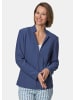 GOLDNER Trageangenehmer Struktur-Jerseyblazer in blauviolett