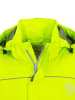 First B Funktionsjacke "Arian", Übergangsjacke, Regenjacke, Männer Outdoorjacke, Wandern, in neon yellow