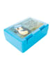 Mr. & Mrs. Panda Bentobox Pinguin Duschen Design mit Spruch in Weiß