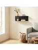 home24 Wandboard Beikou - halbrund in Schwarz