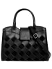 Samantha Look Handtasche echt Leder in schwarz
