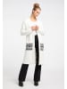 IZIA Damen Strick Cardigan in Wollweiss
