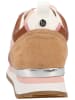 La Strada Sneaker in Beige/Pink