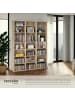 tectake Medienregal Stevie in Holzoptik 105,5x19x136,5cm