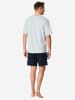 Schiesser Pyjama Comfort Essentials in hellblau