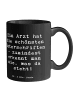Mr. & Mrs. Panda Geschenktasse Spruch Arzt Unterschrift mit Spruch in Schwarz
