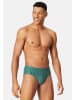 Schiesser Mini Slip / Unterhose 95/5 Essentials in Blau / grün