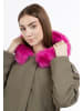 myMo Winterjacke in Oliv Violett