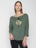 GreenBomb Longsleeve Nature Allium in Moos Grey