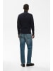 Matinique Strickpullover MAlagoon Gerade Passform in Dark Navy Melange