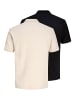 Aprel 2er-Pack Poloshirt in Black