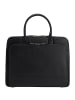 VLD VOi Leather Design Hirsch Danielle Handtasche Leder 39 cm Laptopfach in schwarz