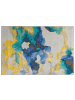 Beliani Kurzflor CEYHAN in Bunt/Weiß/Blau - (W) 160 x (H) 0.5 x (L) 230 cm