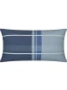 Erwin Müller Fein Biber Kissenbezug in blau-anthrazit-silber