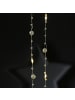 MARELIDA LED Draht Lichterkette Perlen 20 warmweiße LED Draht L: 1,9m in weiß