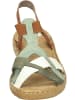 rieker Komfort-Sandalen in olive/mint/offwhite/cayenne