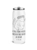 Mr. & Mrs. Panda Sport Trinkflasche Stinktier  mit Spruch in Weiß