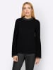 Heine Stehkragenpullover in schwarz