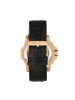 Reign Commodus Automatikuhr mit Skelett-Lederarmband in Rose Gold/Black
