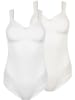 SUSA 2er Pack Body ohne Bügel London in champagner weiss