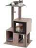 COSTWAY Kratzbaum Holz 93 cm in Hellbraun