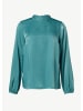 comma Bluse in 6350_türkisblau
