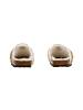 Divine Factory Lederpantoletten „Joana“ Beige