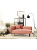 Beliani Chaiselongue CHEVANNES in Rosa/Schwarz - (W) 138 x (H) 74 x (L) 77 cm