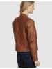Bugatti Lederjacke mit Stehkragen BULady-142 in cognac