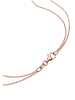 Elli Halskette 925 Sterling Silber Boho, Feder in Rosegold