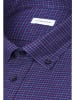 Seidensticker Flanellhemd Slim in Dunkelblau