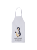 Mr. & Mrs. Panda Kochschürze Pinguin Marienkäfer mit Spruch in Weiß